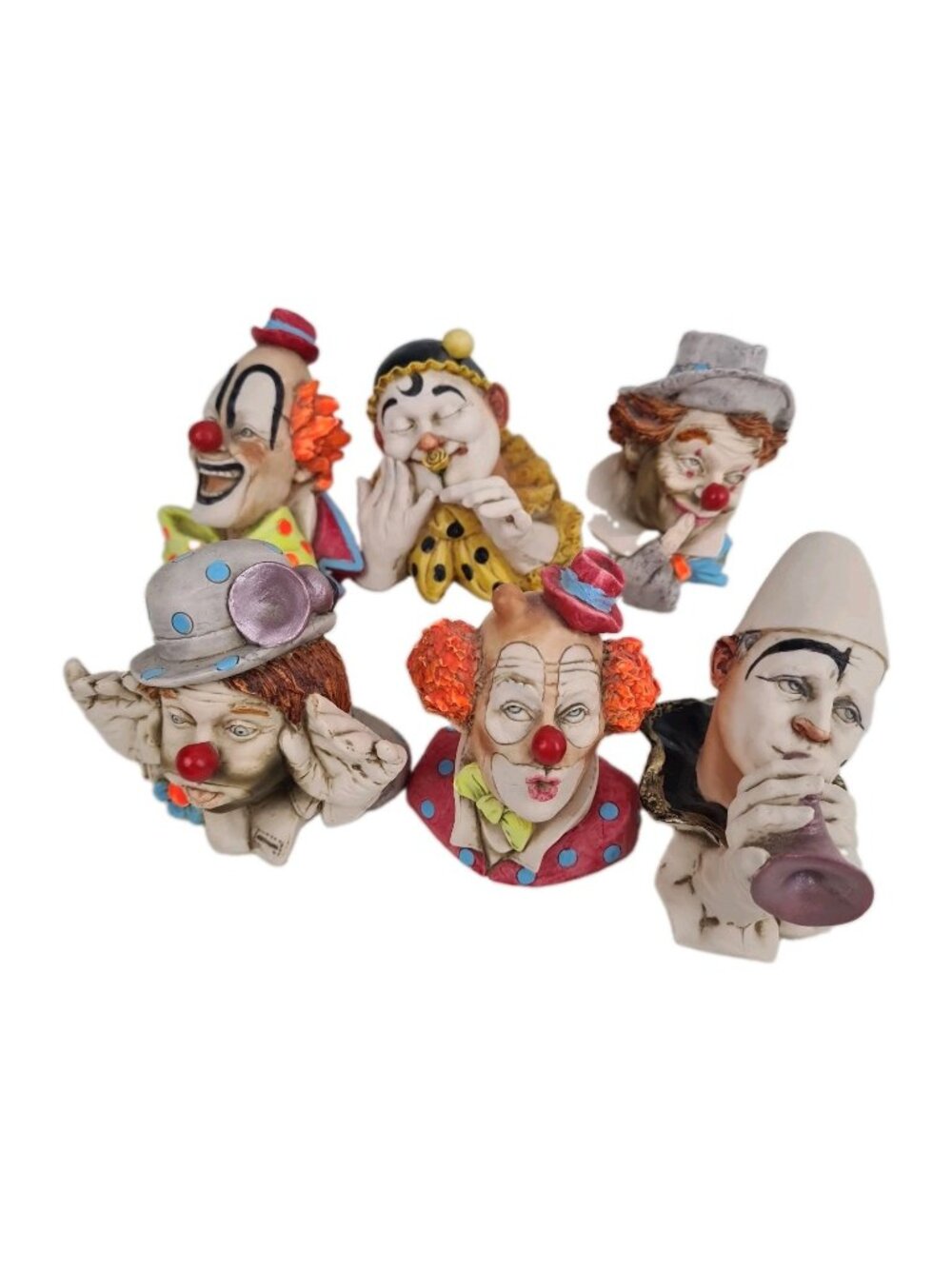 Lot 6 VINTAGE 1980s CLOWN BUST SCULPTURE ARTIFICE OTTANTA ITALY Rare Otta6